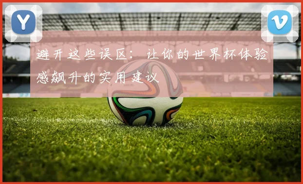 避开这些误区：让你的世界杯体验感飙升的实用建议