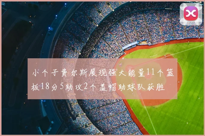 小个子费尔斯展现强大能量11个篮板18分5助攻2个盖帽助球队获胜