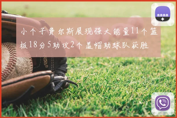 小个子费尔斯展现强大能量11个篮板18分5助攻2个盖帽助球队获胜