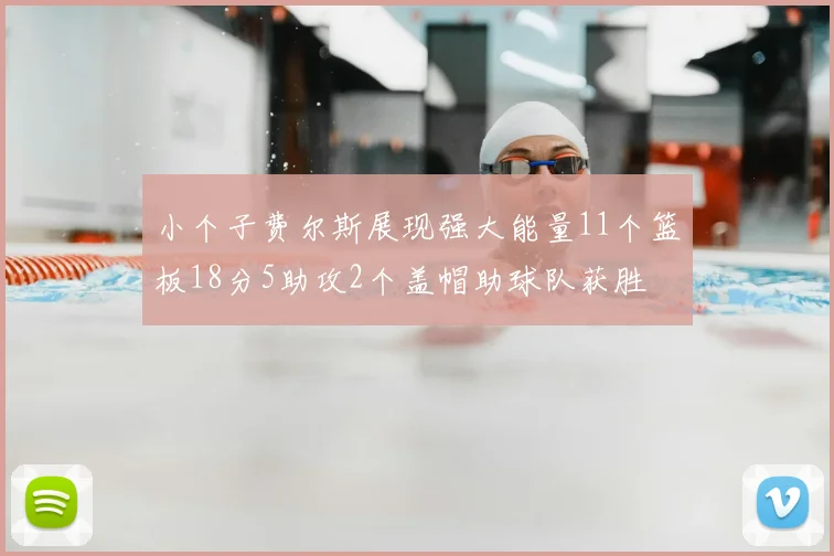 小个子费尔斯展现强大能量11个篮板18分5助攻2个盖帽助球队获胜