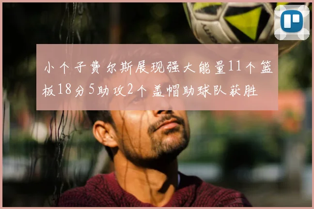 小个子费尔斯展现强大能量11个篮板18分5助攻2个盖帽助球队获胜