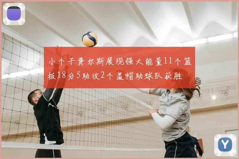 小个子费尔斯展现强大能量11个篮板18分5助攻2个盖帽助球队获胜